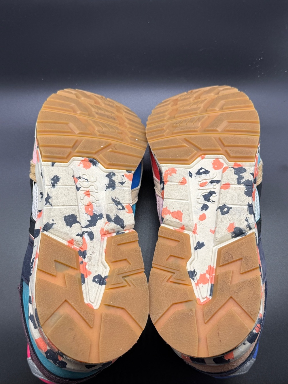 Asics Gel Lyte V "Re: Material" Sneakers Men's 12 Mismatched in Pink Aqua Wash - Picture 8 of 8